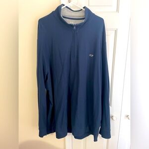 Vineyard Vines Navy Quarter-Zip Pullover